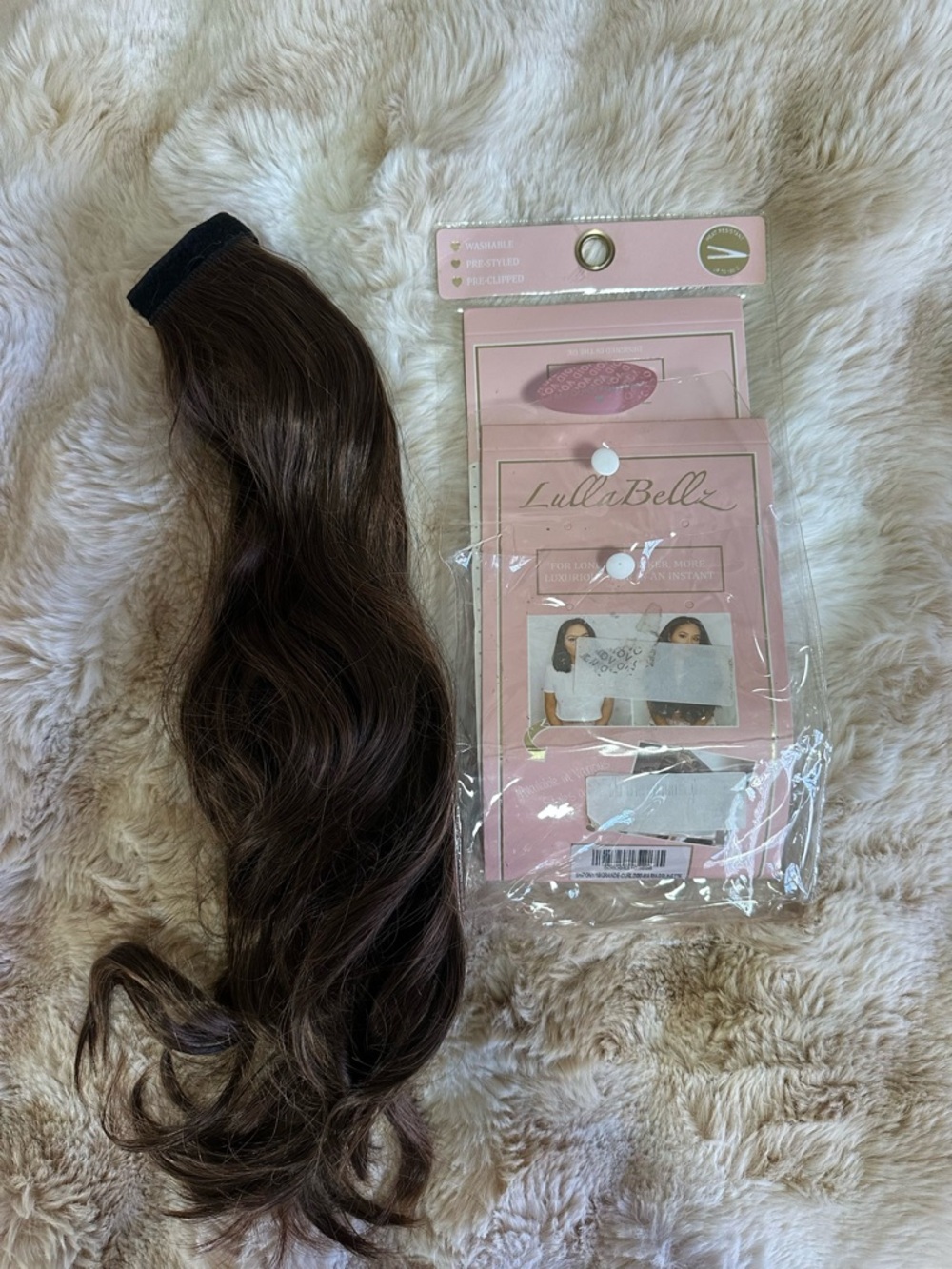 Brown Clip-In Ponytail Hair Extension